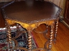 06 Antique side table after restoration